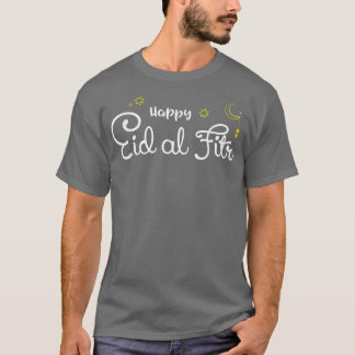 Funny Eid alFitr Mubarak citaat Happy Muslim Eid C T-shirt
