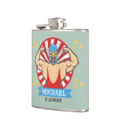 Funny El Luchador Mexican Lucha Libre Tequila Heupfles (Links)