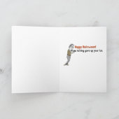 Funny Elderly Zombie Halloween Kaart (Binnen)