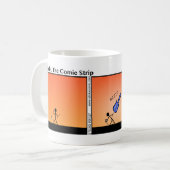 Funny Electric Guitar Stickman Mok - 127 (Voorkant links)