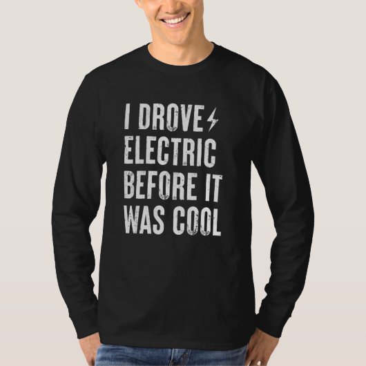Funny Electric Vehicles EV Car Cft T-shirt (Voorkant)