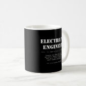 Funny Electrical Engineer Definition Gift Koffiemok (Voorkant rechts)