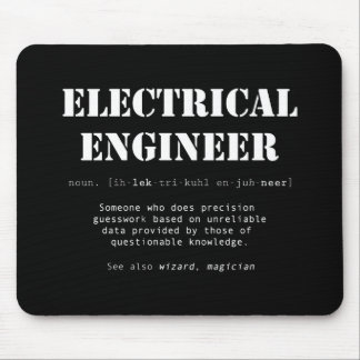 Funny Electrical Engineer Definition Gift Muismat