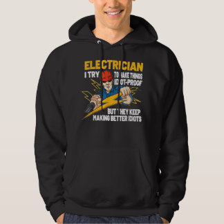 Funny Electrical Engineer Electricity Hoodie