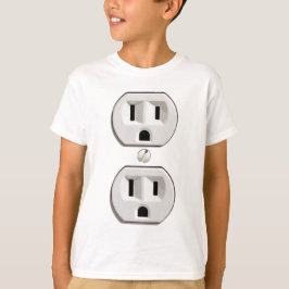 Funny Electrical Outlet Costuum T-shirt