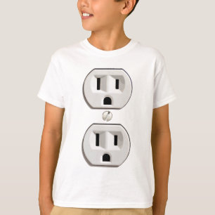 Funny Electrical Outlet Costuum T-shirt