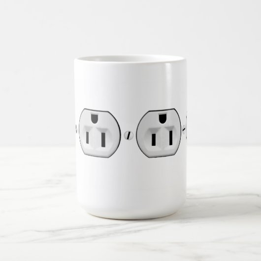 Funny Electrical Outlet Mok | Elektrische cadeaus (Center)