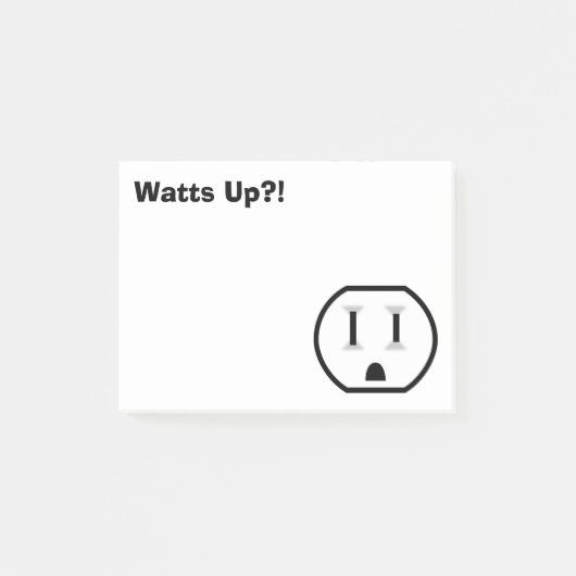 Funny Electrical Outlet Post-it® Notes (Voorkant)