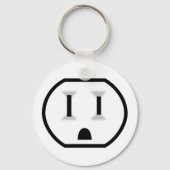 Funny Electrical Outlet Sleutelhanger (Voorkant)