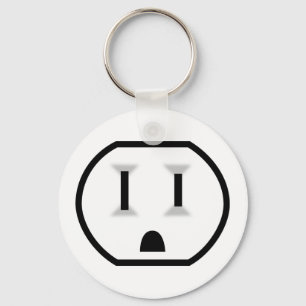 Funny Electrical Outlet Sleutelhanger
