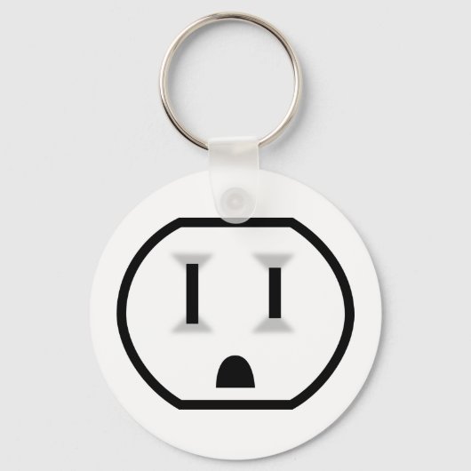 Funny Electrical Outlet Sleutelhanger (Voorkant)