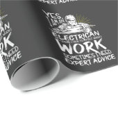 Funny Electrice Advice Electronics Expert Cadeaupapier (Rol Hoek)