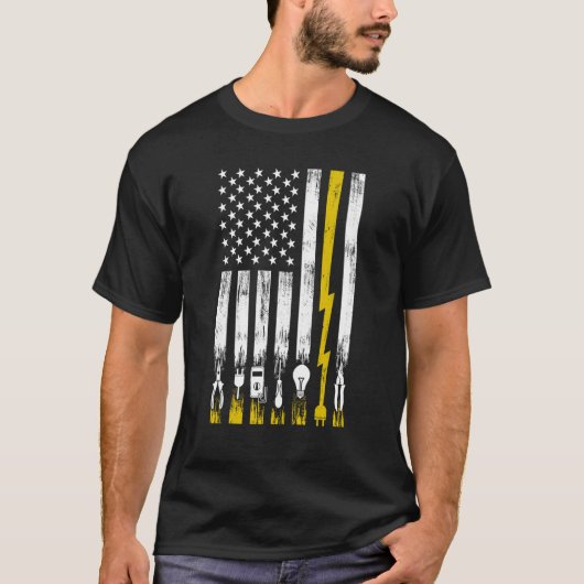 Funny Electrice Art Mannen Women Electrical Engine T-shirt (Voorkant)