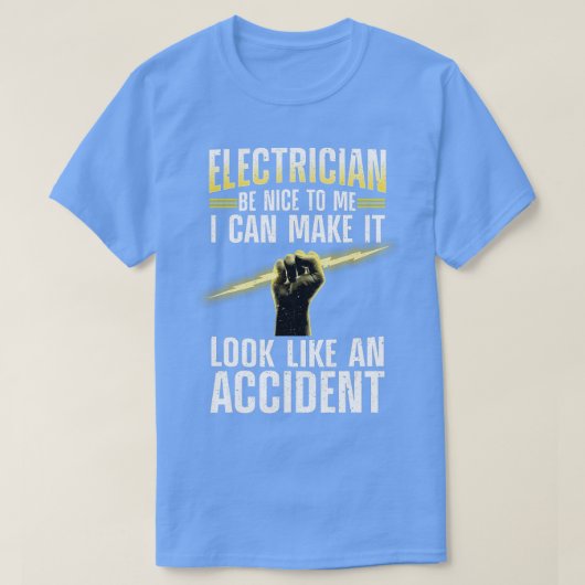 Funny Electrice Art voor mannen Professionele e e T-shirt (Design voorkant)