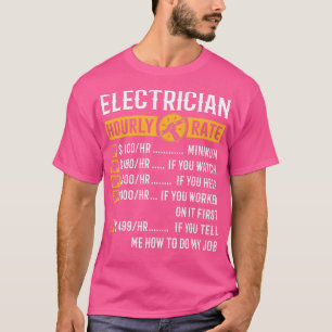 Funny Electrice GiftsElectricia Uurly Rate T-shirt