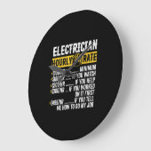 Funny Electricia Apparel, Mannen met een uurtarief Grote Klok (Hoek)