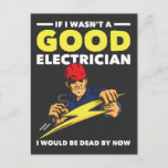 Funny Electricia Gezegde Job Husband Humor Briefkaart<br><div class="desc">Witty Electrical Engineering Quote voor vaderdag. Funny Electricia Gezegde Job Husband Humor.</div>