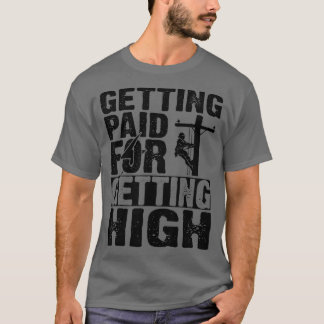 Funny Electricia Gift Electrical Power Lineman T-shirt