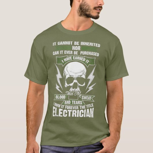 Funny Electricia Gift Great Union Meme T-shirt (Voorkant)