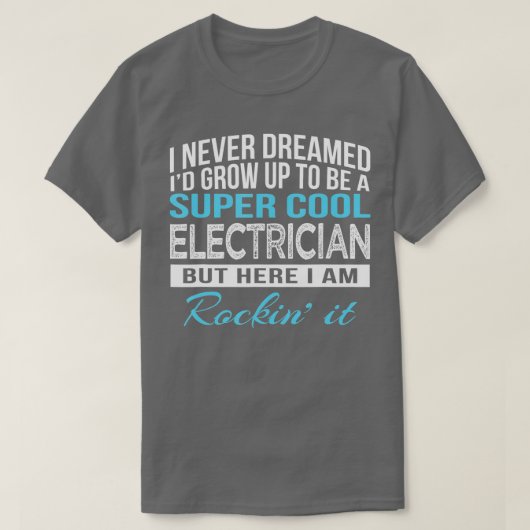 Funny Electricia Gift T-shirt (Design voorkant)
