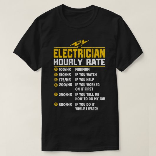 Funny Electricia Giorly Targiften voor Electricia T-shirt (Design voorkant)