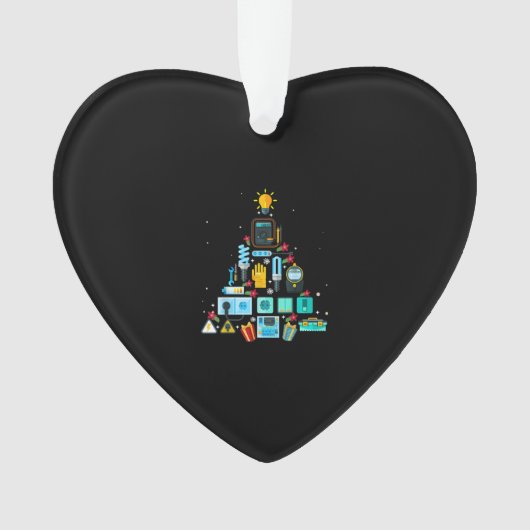 Funny Electricia kerstboom Ornament (voorkant)