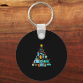 Funny Electricia kerstboom Sleutelhanger (Voorkant)