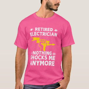 Funny Electricia Mannen Vrouwen Wireman T-shirt