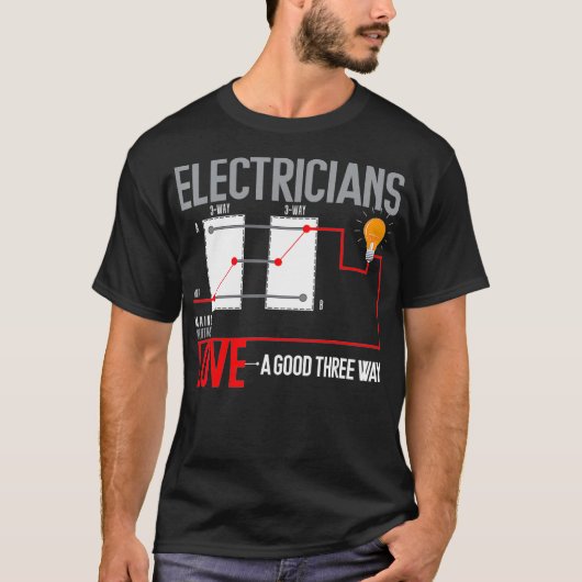 Funny Electricia Pun T-shirt (Voorkant)
