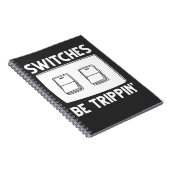 Funny Electricia Schakelaars Elektrische Techniek Notitieboek (Rechterzijde)