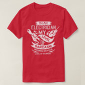 Funny Electricia Wireman Gift T-shirt (Design voorkant)