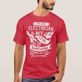Funny Electricia Wireman Gift T-shirt