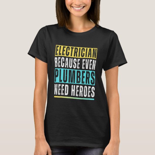 Funny Electrician Art Men Women Electrical Enginee T-shirt (Voorkant)