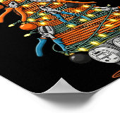 Funny Electrician Christmas Tree Xmas Graphic Men  Poster (Hoek)