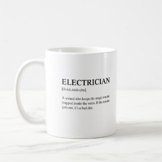 Funny Electrician Technical Meaning Description Koffiemok