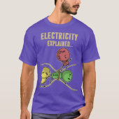 Funny Electricity legde Ohm Law Graphics uit T-shirt (Voorkant)