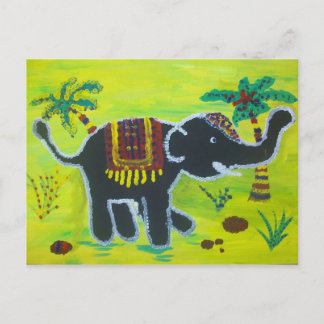 Funny elefant briefkaart