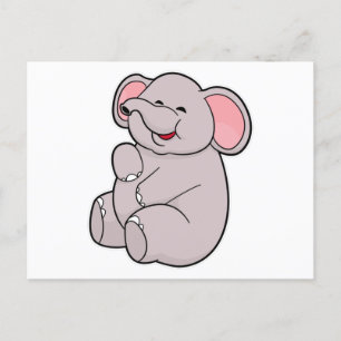 Funny Elephant Briefkaart