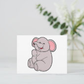 Funny Elephant Briefkaart (Staand voorkant)