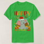 Funny Elephant Dierenvriend Cute Elephant HelloTha T-shirt (Design voorkant)