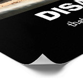 Funny Elephant, DISAPPOINTMENT (geen bulpdag) Poster (Hoek)