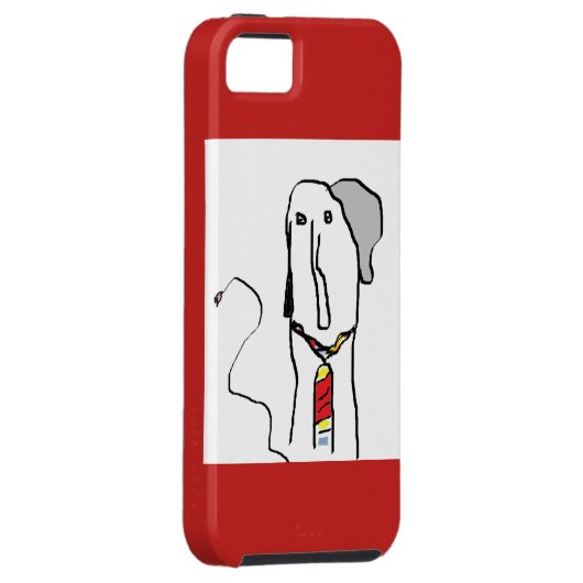 Funny Elephant Drager Animal Art Case-Mate iPhone Case (Back/Rechts)
