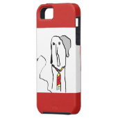 Funny Elephant Drager Animal Art Case-Mate iPhone Case (Achterkant Links)
