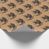 Funny Elephant Giraffe Hybrid Cadeaupapier (Hoek)