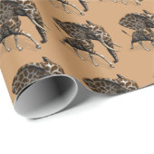 Funny Elephant Giraffe Hybrid Cadeaupapier (Rol Hoek)