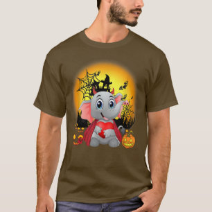 Funny Elephant Halloween Costume Gifts T-shirt