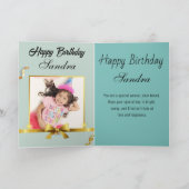 Funny Elephant Happy Birthday Kaart (Binnen)