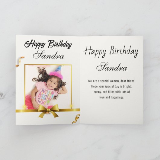 Funny Elephant Happy Birthday Kaart (Binnen)