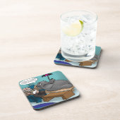 Funny Elephant in Therapie Onderzetter (Rechterzijde)