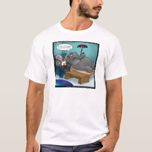Funny Elephant in Therapie T-shirt